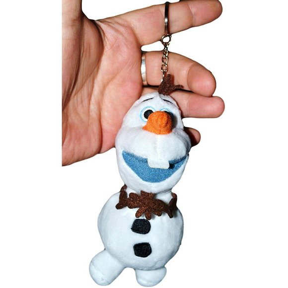 NWT Disney Movie Frozen Olaf Soft Plush 5" Tall Keychain. - Picture 2 of 3